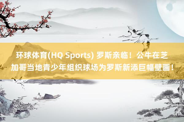 环球体育(HQ Sports) 罗斯亲临！公牛在芝加哥当地青少年组织球场为罗斯新添巨幅壁画！
