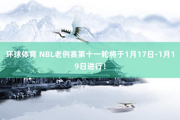 环球体育 NBL老例赛第十一轮将于1月17日-1月19日进行！