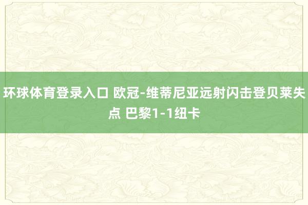 环球体育登录入口 欧冠-维蒂尼亚远射闪击登贝莱失点 巴黎1-1纽卡
