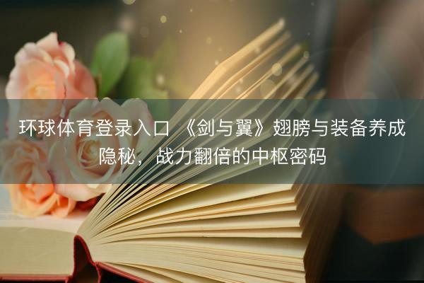 环球体育登录入口 《剑与翼》翅膀与装备养成隐秘，战力翻倍的中枢密码