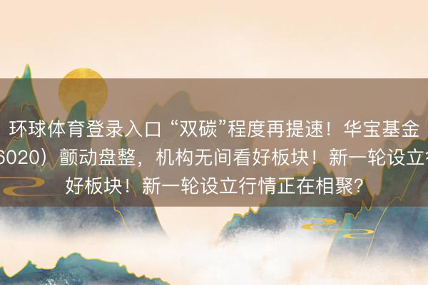 环球体育登录入口 “双碳”程度再提速！华宝基金化工ETF（516020）颤动盘整，机构无间看好板块！新一轮设立行情正在相聚？