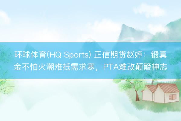 环球体育(HQ Sports) 正信期货赵婷：锻真金不怕火潮难抵需求寒，PTA难改颠簸神志