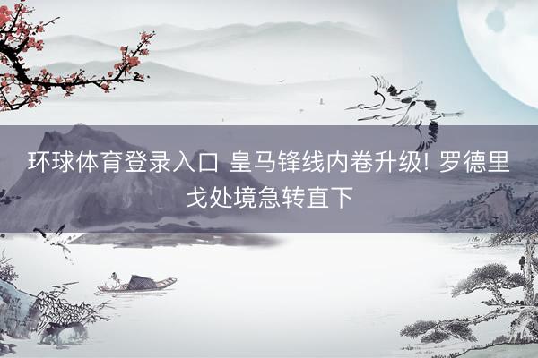 环球体育登录入口 皇马锋线内卷升级! 罗德里戈处境急转直下